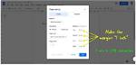 1 Inch Margin Google Docs