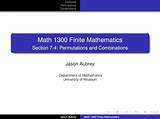 1300 Permutations of 4