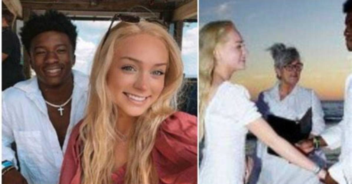 18 Year Old Oyinbo Lady Marries 20 Year Old Man After Two Weeks of Dating Her Parents Weren T
