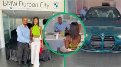 21-Year-Old Buys Bmw in Tiktok Video, Young Woman Shows Entire Buying Process at Durban Dealership