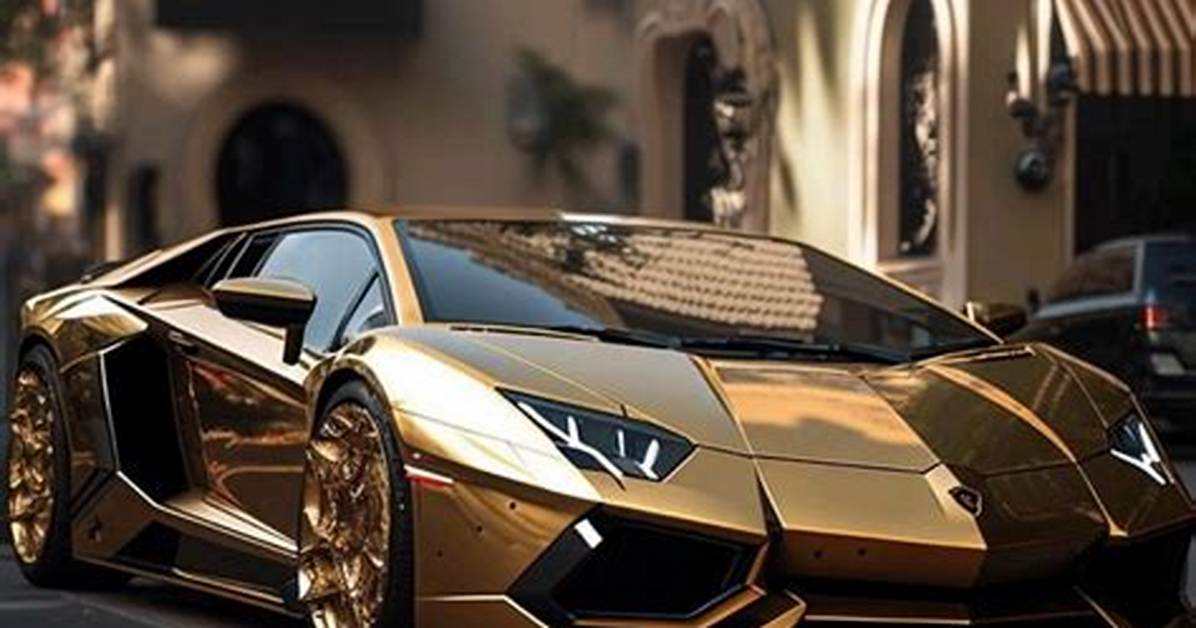 8 Golden Cars in the Ultra Expensive Collection of the Saudi