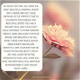 A Mother's Birthday Prayer: a Heartfelt Tribute to Unconditional Love