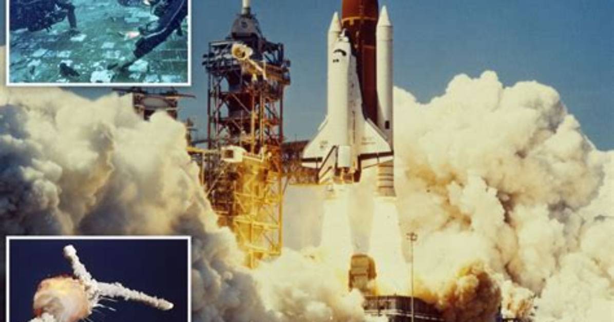 A Piece of the Space Shuttle Challenger Found off the Coast of Florida 36 Year's After Fatal Explosion
