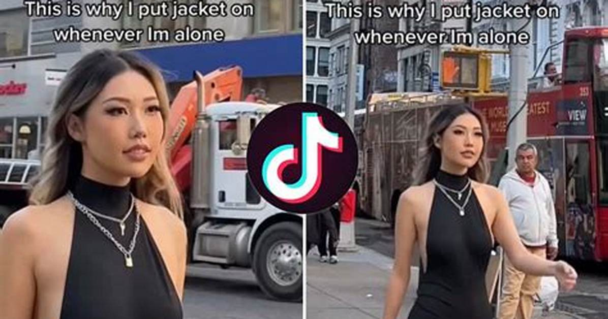 A Woman Sparks with Offensive Tiktok