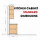 About the Standard Dimensions for Kitchen Cabinets