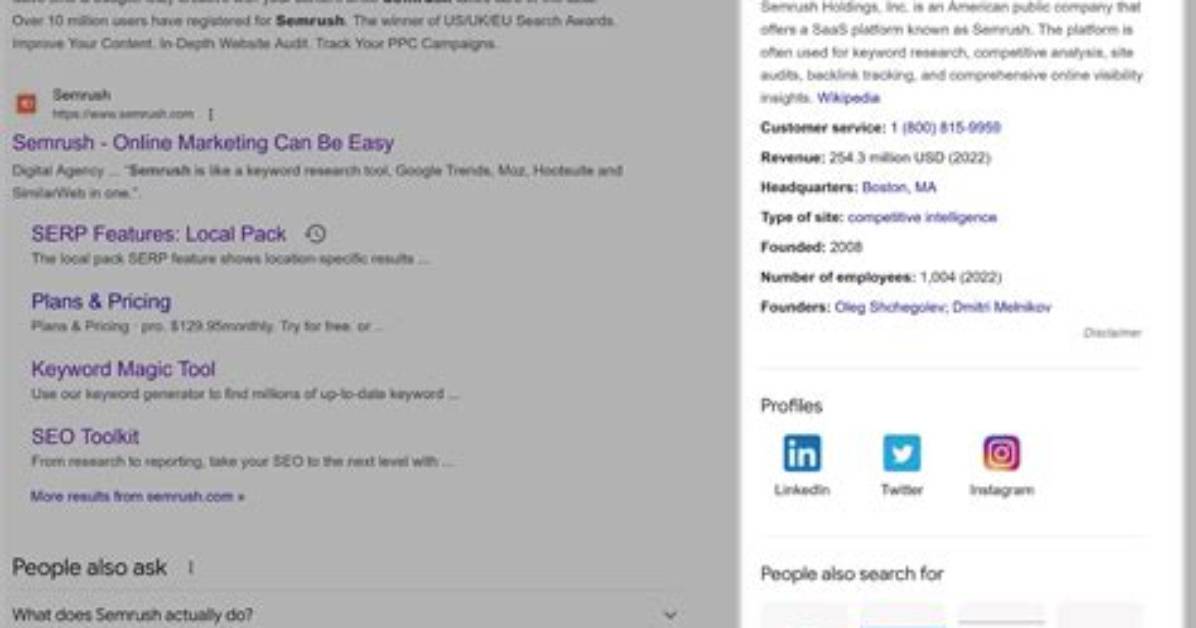Advanced Mobile Serp