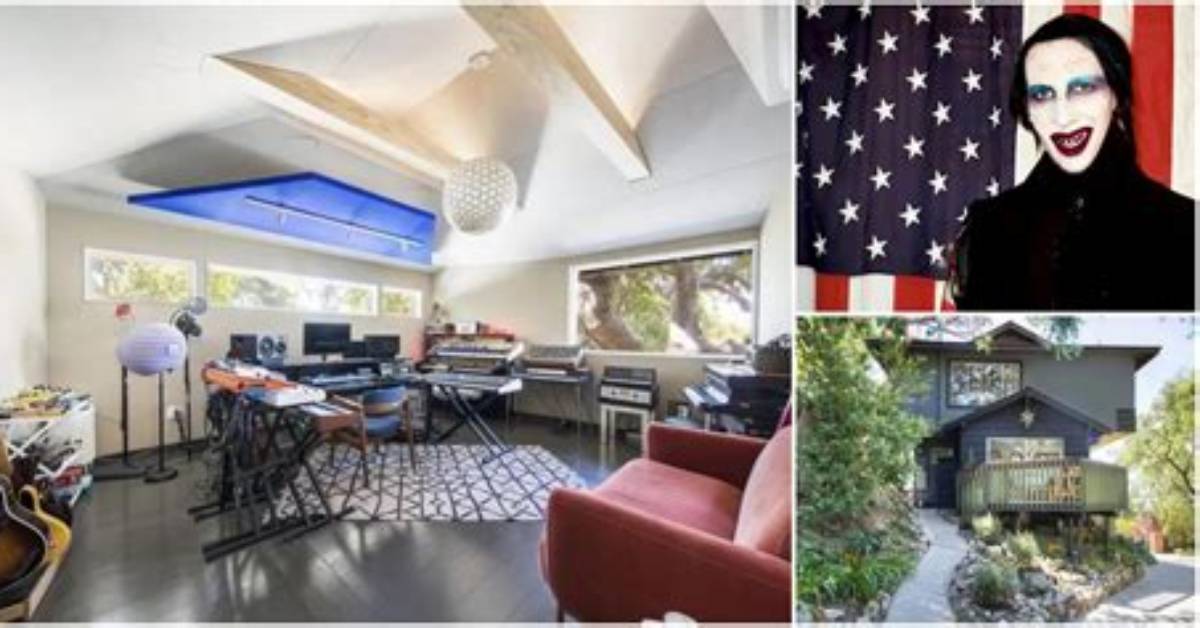 After a Bidding War Marilyn Manson Finally Purchased Glendale Treehouse with Recording Studio for 2 2