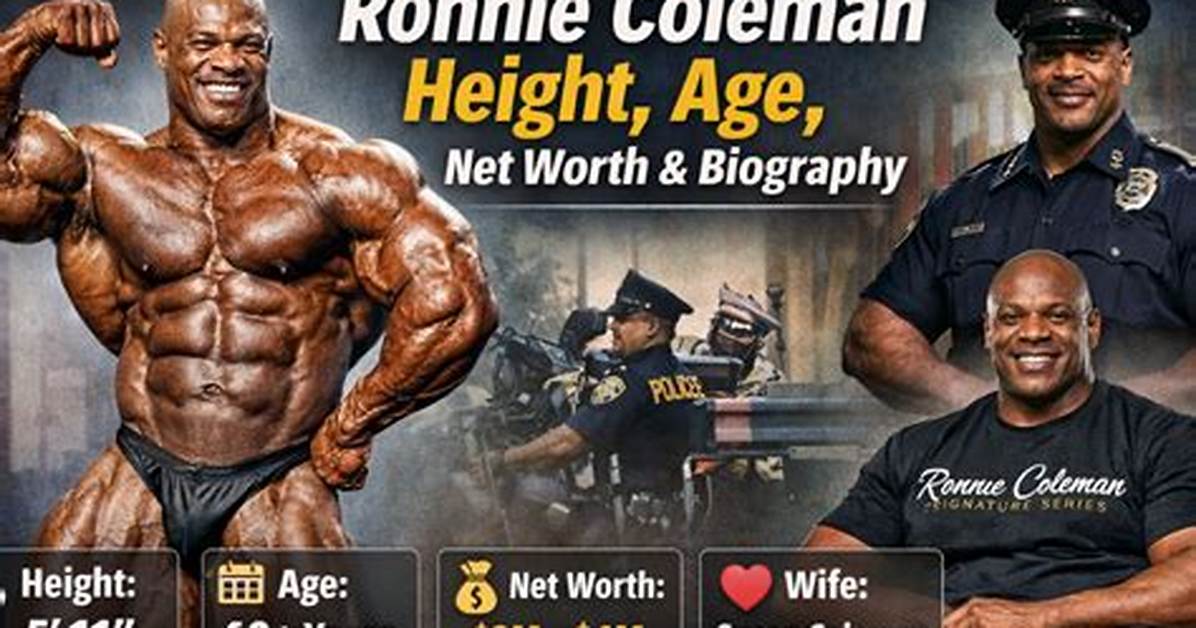 Age Ronnie Coleman: the Legacy of a Bodybuilding Icon