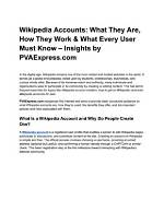 Age, Wikipedia, and Untold Insights