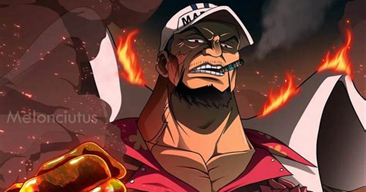 Akainu Sakazuki One Piece Character