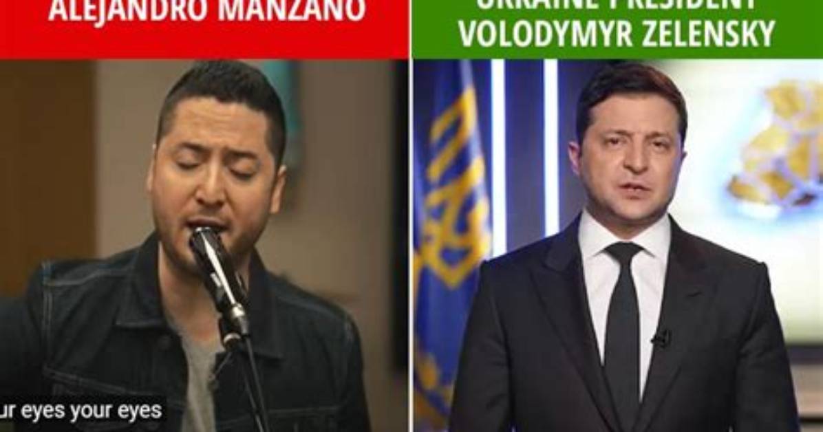 Alejandro Manzano Not Zelenski Singing Endless Love Watch as Video Goes Viral On