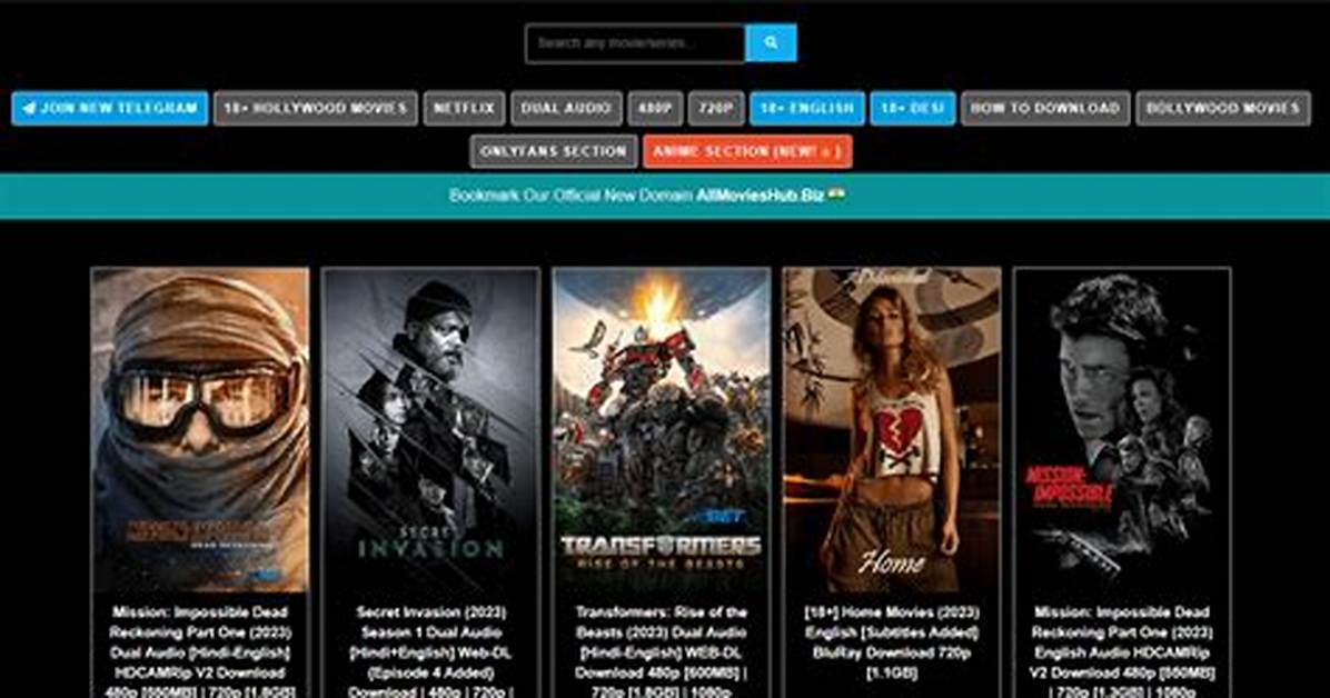 Allmovieshub Download: Your Ultimate Movie Streaming and Downloading Destination