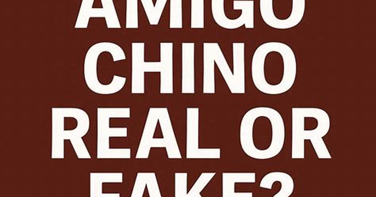 Amigo Chino Fake: Unveiling the Truth Behind the Trend