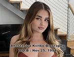 Anastasiya Kvitko Biography: the Rise of a Social Media Sensation