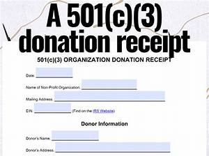 Are 501C3 Non Profit Organization Donations Tax Deductible?