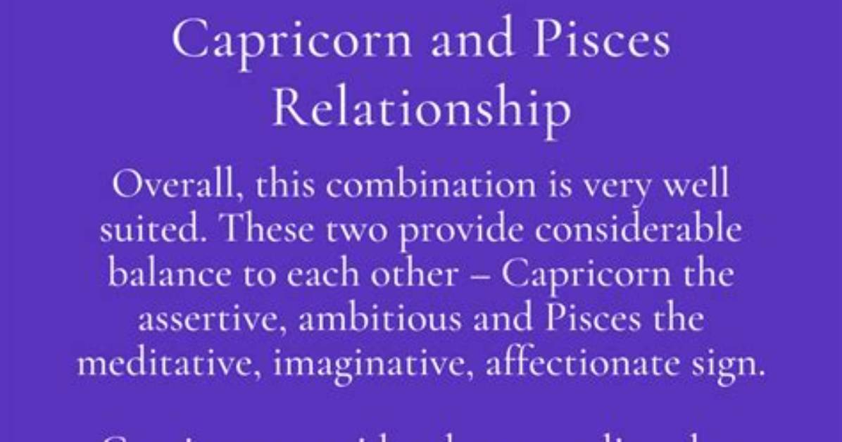 Are Capricorns and Pisces Soulmates?