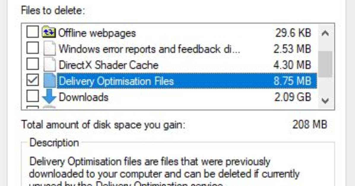 Are Delivery Optimization Files Safe to Delete?