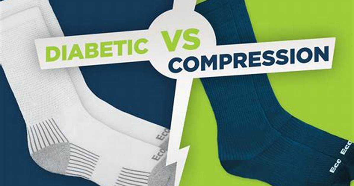 Are Diabetic Socks the Same as Compression Socks?
