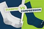 Are Diabetic Socks the Same as Compression Socks?