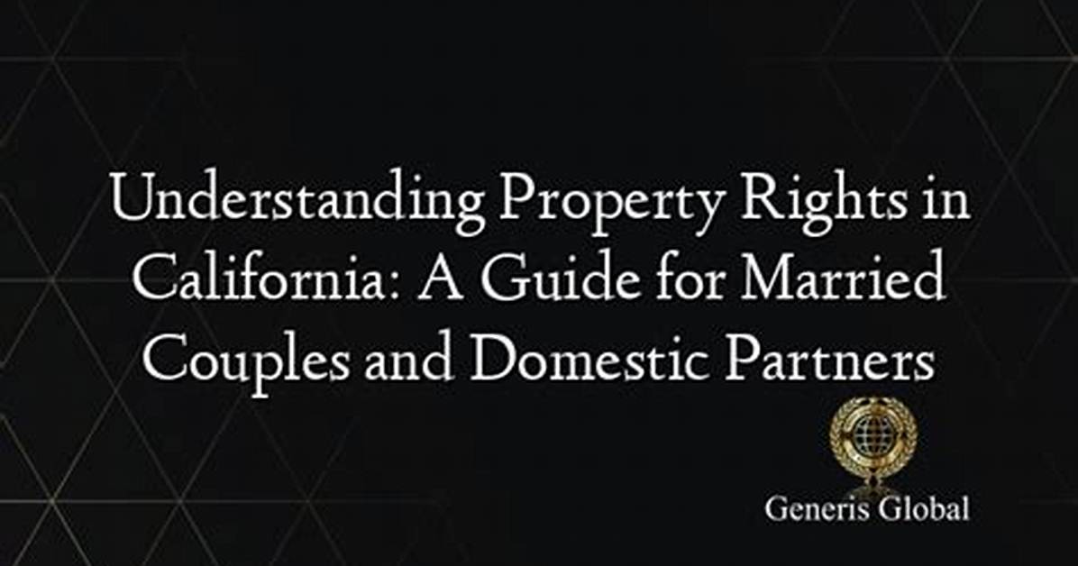 Are Domestic Partners Considered Married in California?