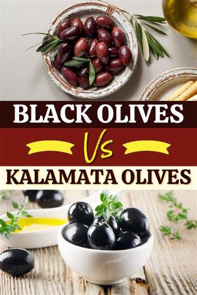Are Kalamata Olives Naturally Black?