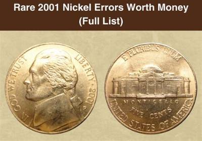 Are Nickels from 2001 Worth Anything?