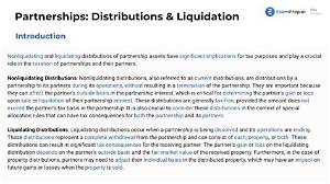 Are Partnerships Required to Make Distributions?