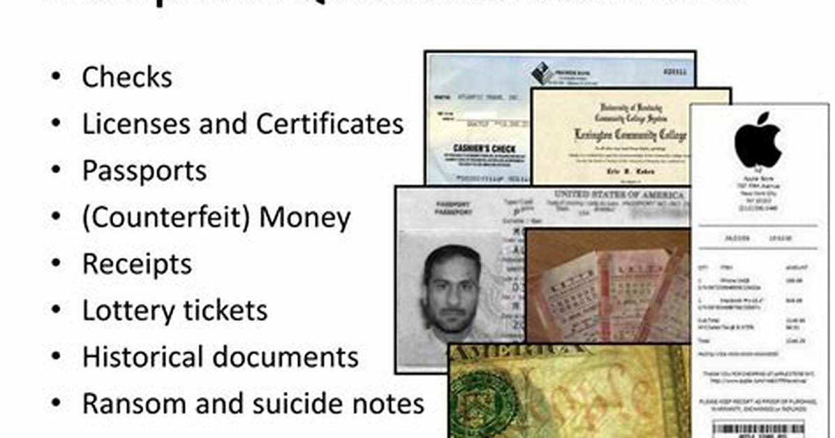Are Passports Questioned Documents?