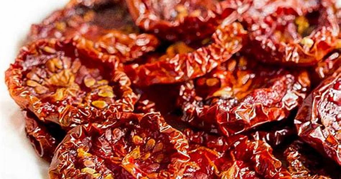 Are Sun Dried Tomatoes Dried in the Sun?