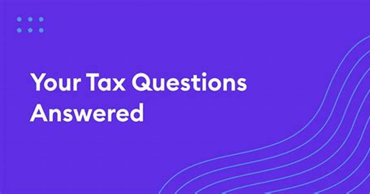Are There Any Tax Questions for Independent Contractors?