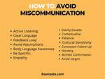 Are There Ways to Avoid Miscommunication How?