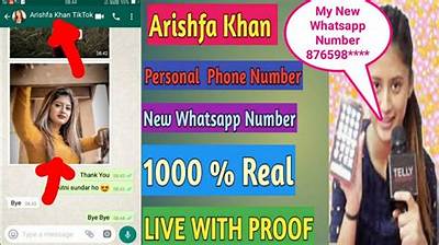 Arishfa Khan Phone Number, Whatsapp Number, Office Phone Number
