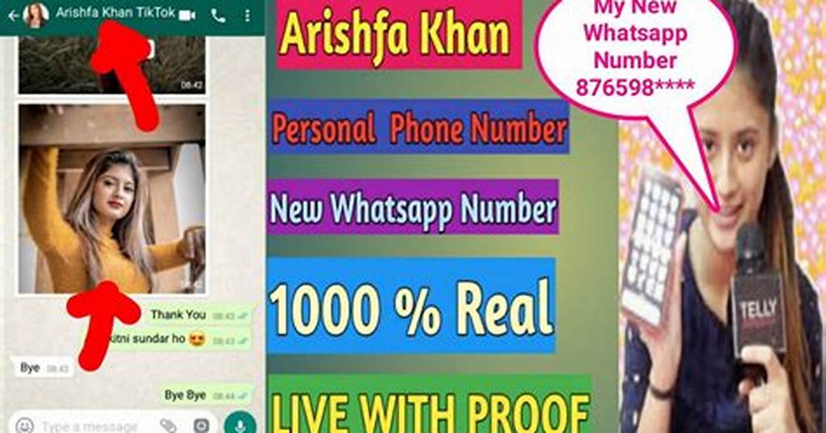 Arishfa Khan Phone Number Whatsapp