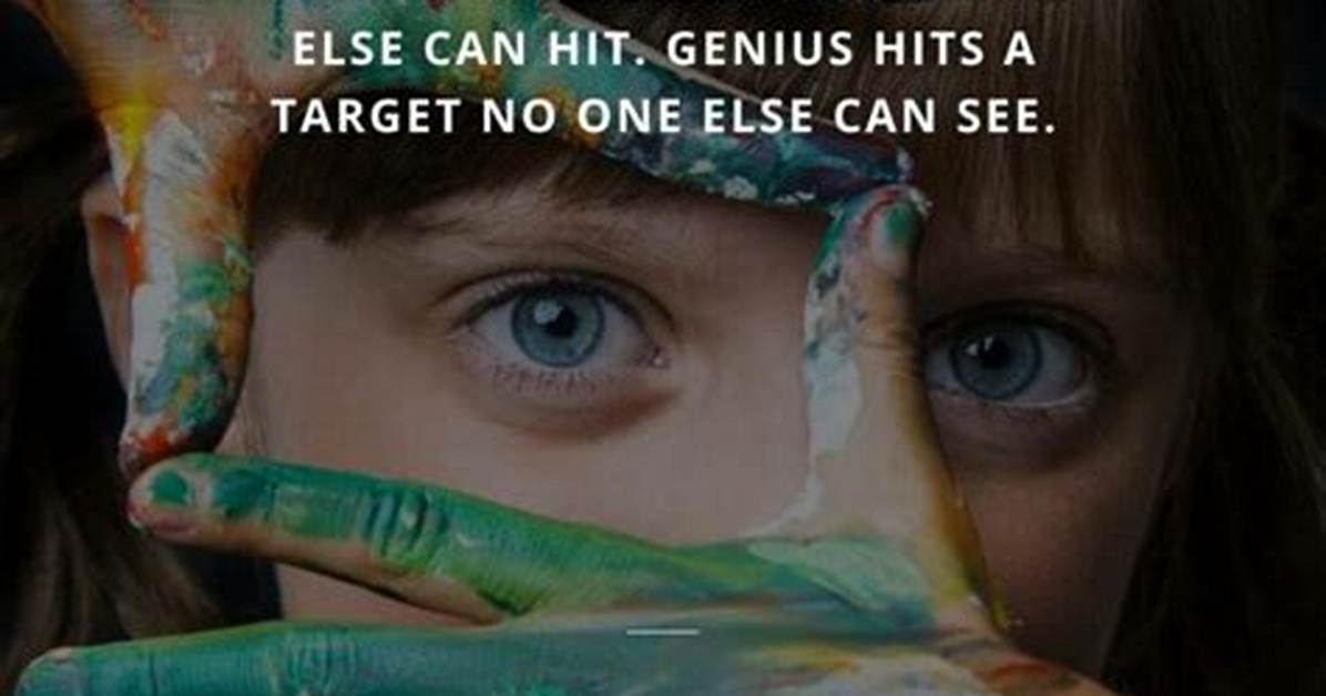 Arthur Schopenhauer: 'Talent Hits a Target No One Else Can Hit Genius Hits a Target No One Else Can See.'