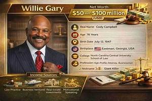 Attorney Willie Gary's Estimated Net Worth