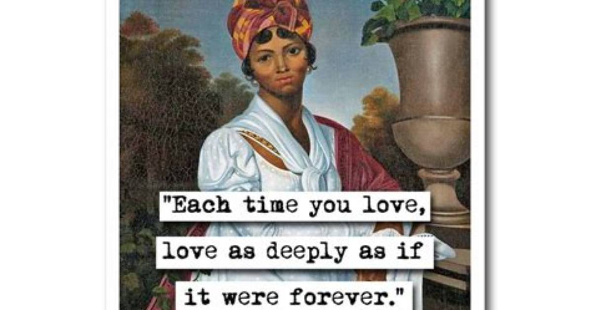 Audre Lorde Each Time You Love Love as Deeply as If It Were