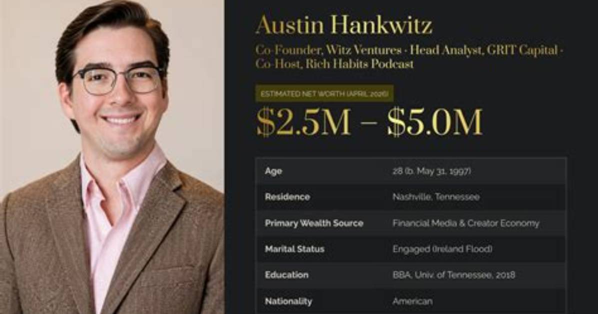Austin Hankwitz Height, Weight, Net Worth, Age, Birthday, Wikipedia, Who, Instagram, Biography