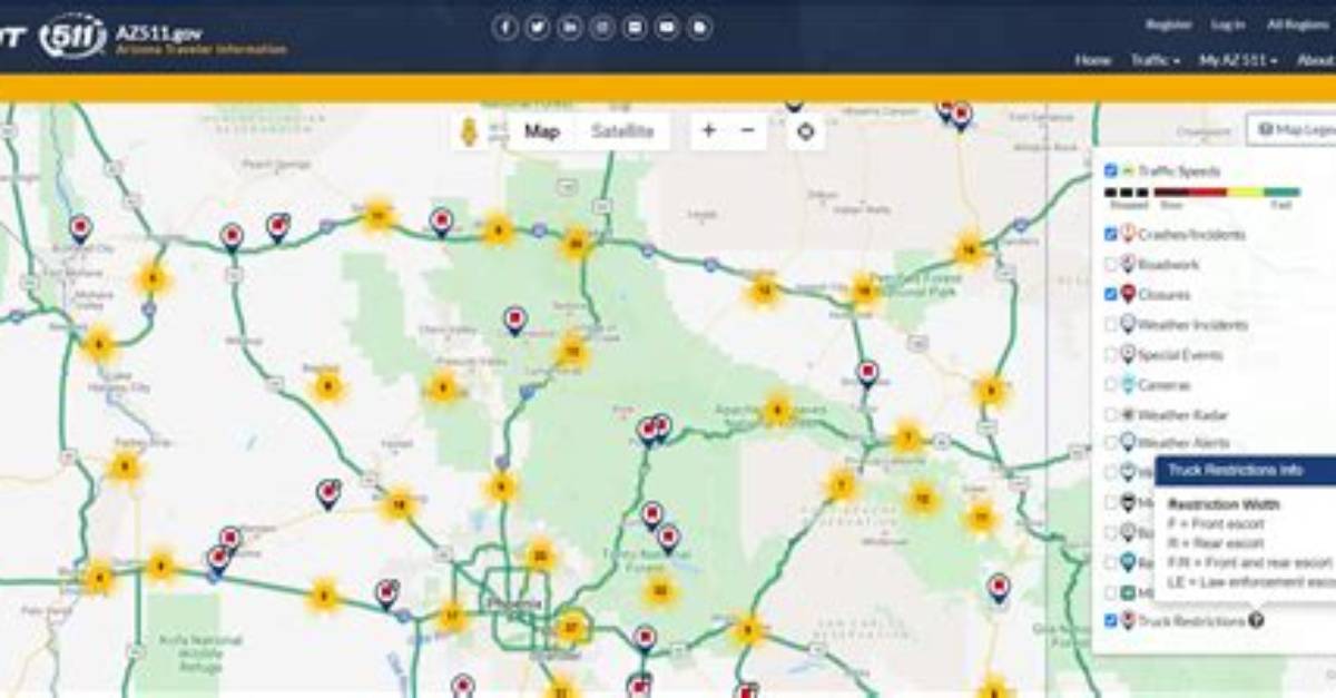 Az511 Interactive Map: Your Ultimate Guide to Navigating Arizona with Ease
