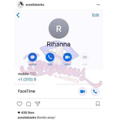 Azealia Banks Phone Number, Whatsapp Number Contact Number Mobile