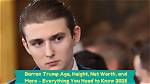 Barron Trump Height: Everything You Need to Know