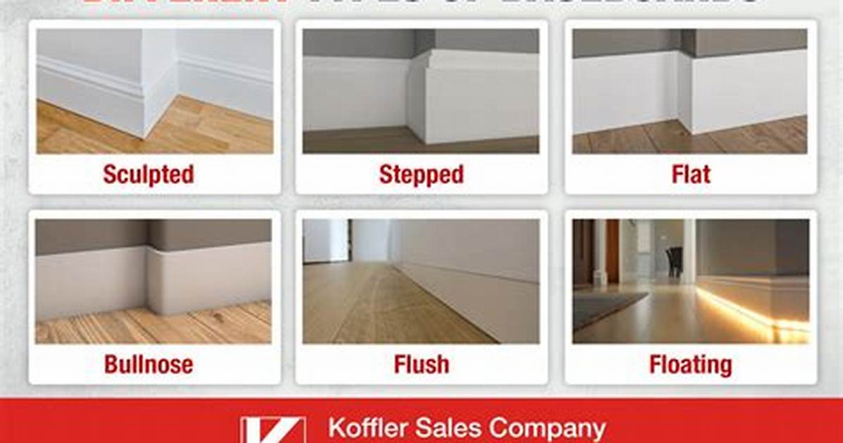 Baseboard Transitions from Two Types Of