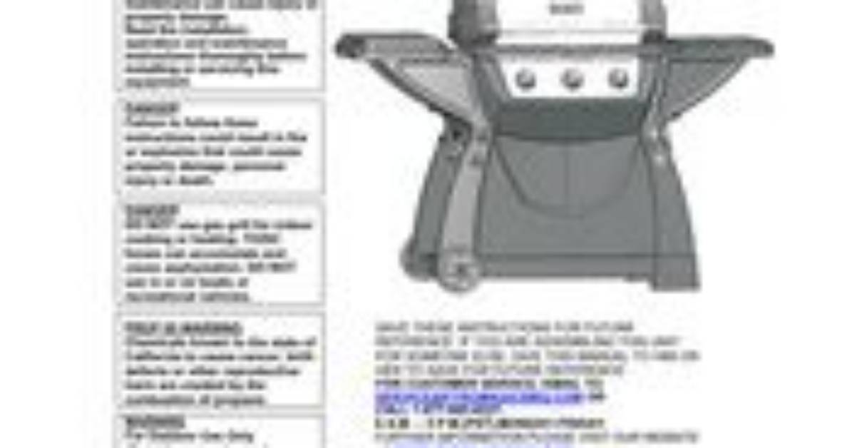 Bbq Grillware Instructions