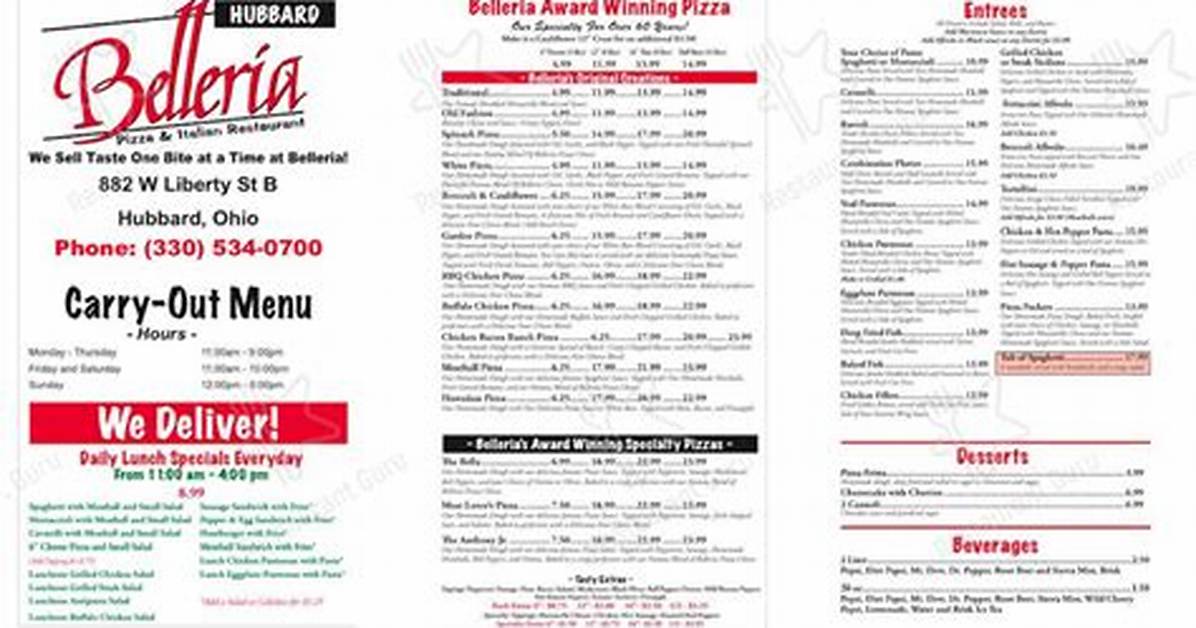 Belleria Hubbard Ohio: a Taste of Community and Tradition