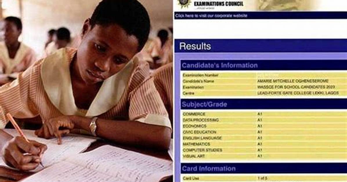 Best Result So Far Delta Girl Packs Straight A1S in Waec Photo of Impressive Scores Trends On
