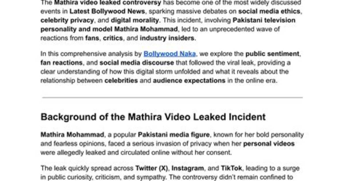 Bevahan of Leaked: a Comprehensive Analysis