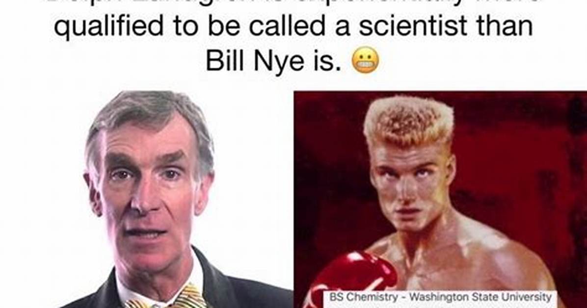 Bill Nye and Dolph Lundgren: an Unexpected Duo