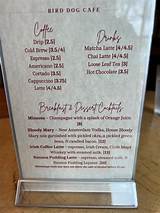 Bird Dog Cafe Menu: a Gourmet Experience for Dog Lovers