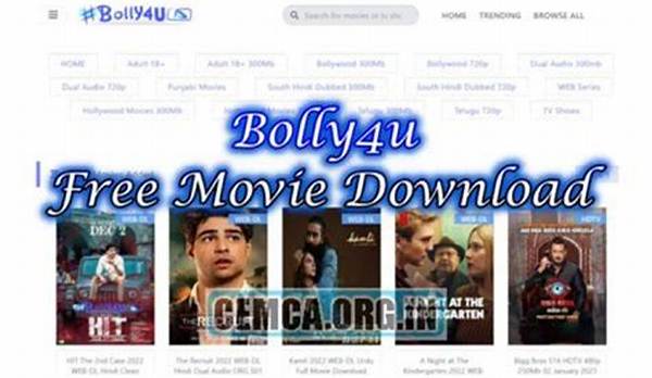 Bolly4U Website: Your Ultimate Destination for Bollywood Movies and Entertainment