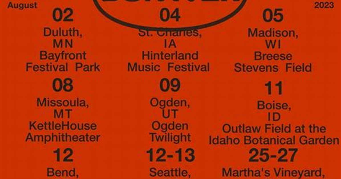 Bon Iver Eras Tour Dates & Tickets - Experience the Music
