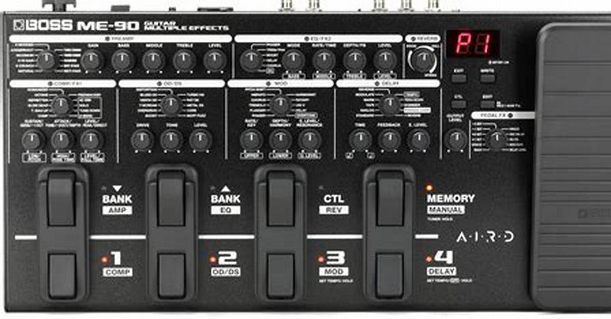 Boss Me-90 Guitar Multi-Effects Pedal